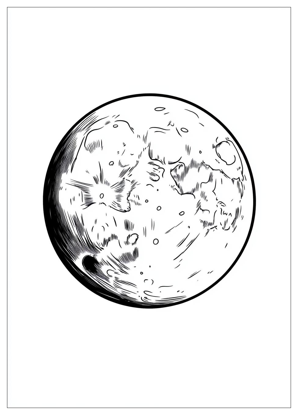 Mond Ausmalbilder 4