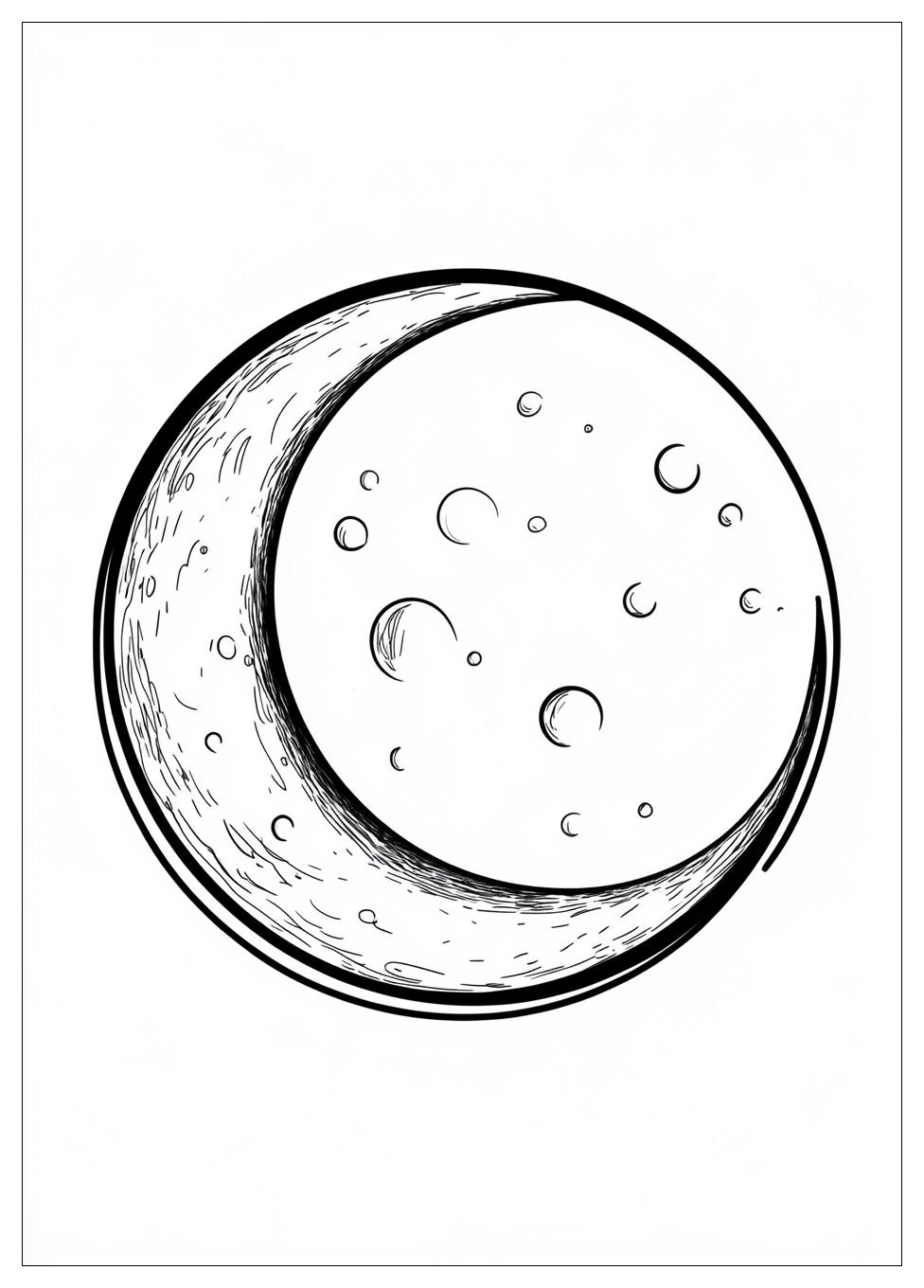 Mond Ausmalbilder 7