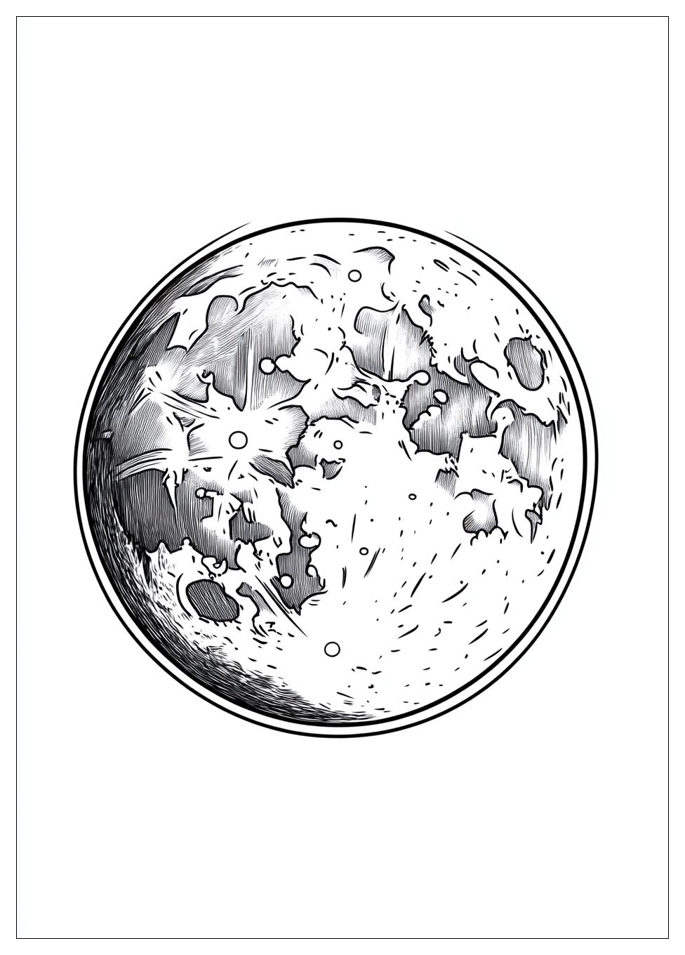 Mond Ausmalbilder 9