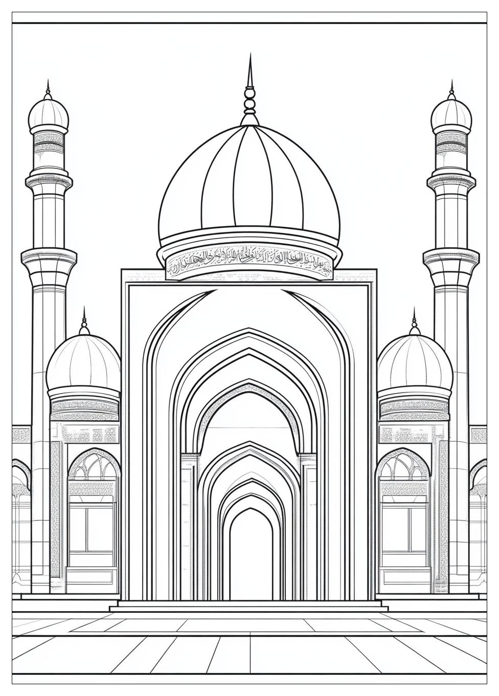 Moschee Ausmalbilder 20