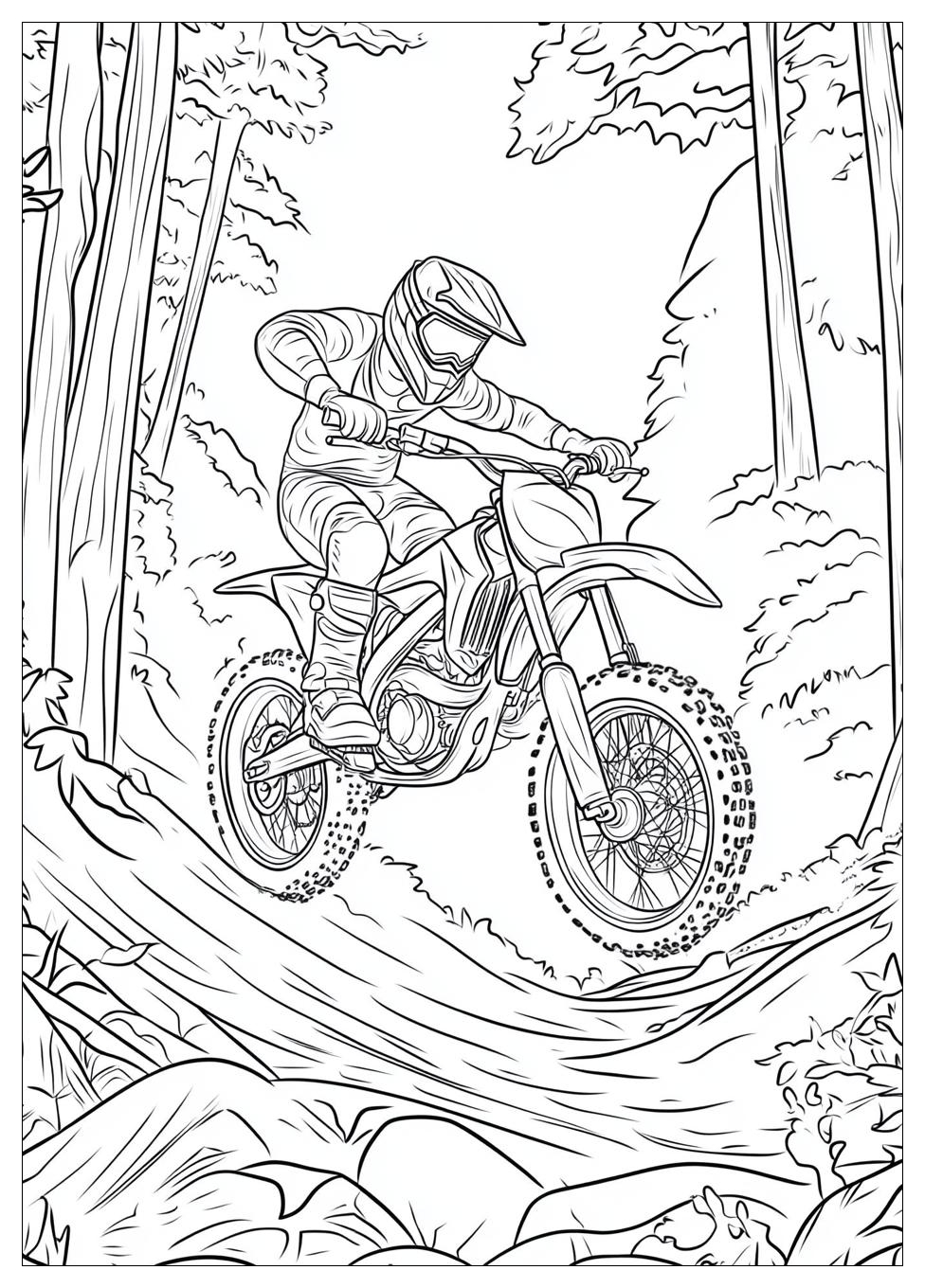 Motocross Ausmalbilder 15