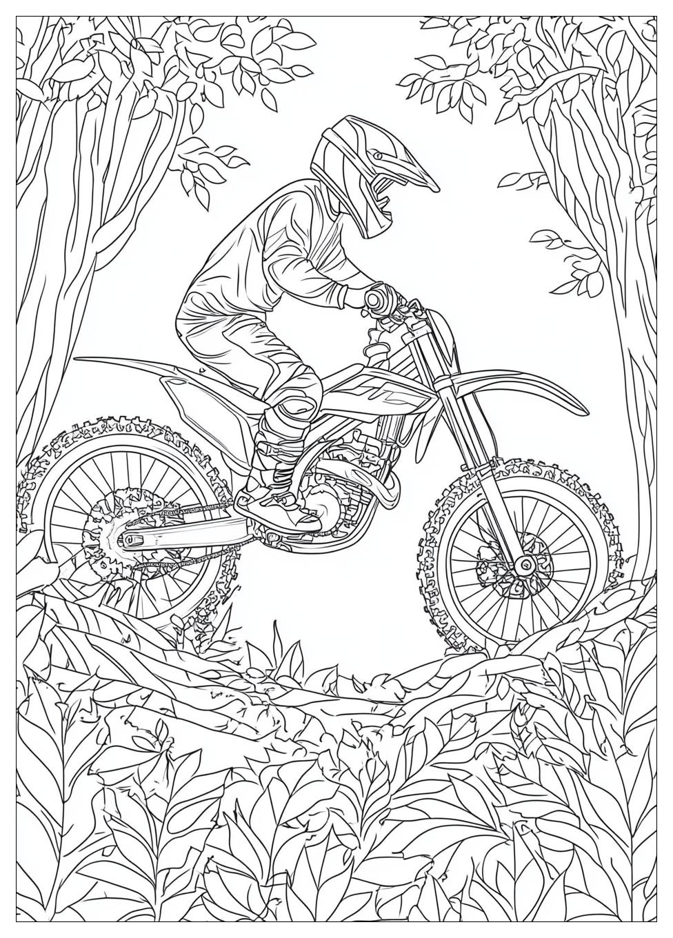 Motocross Ausmalbilder 2