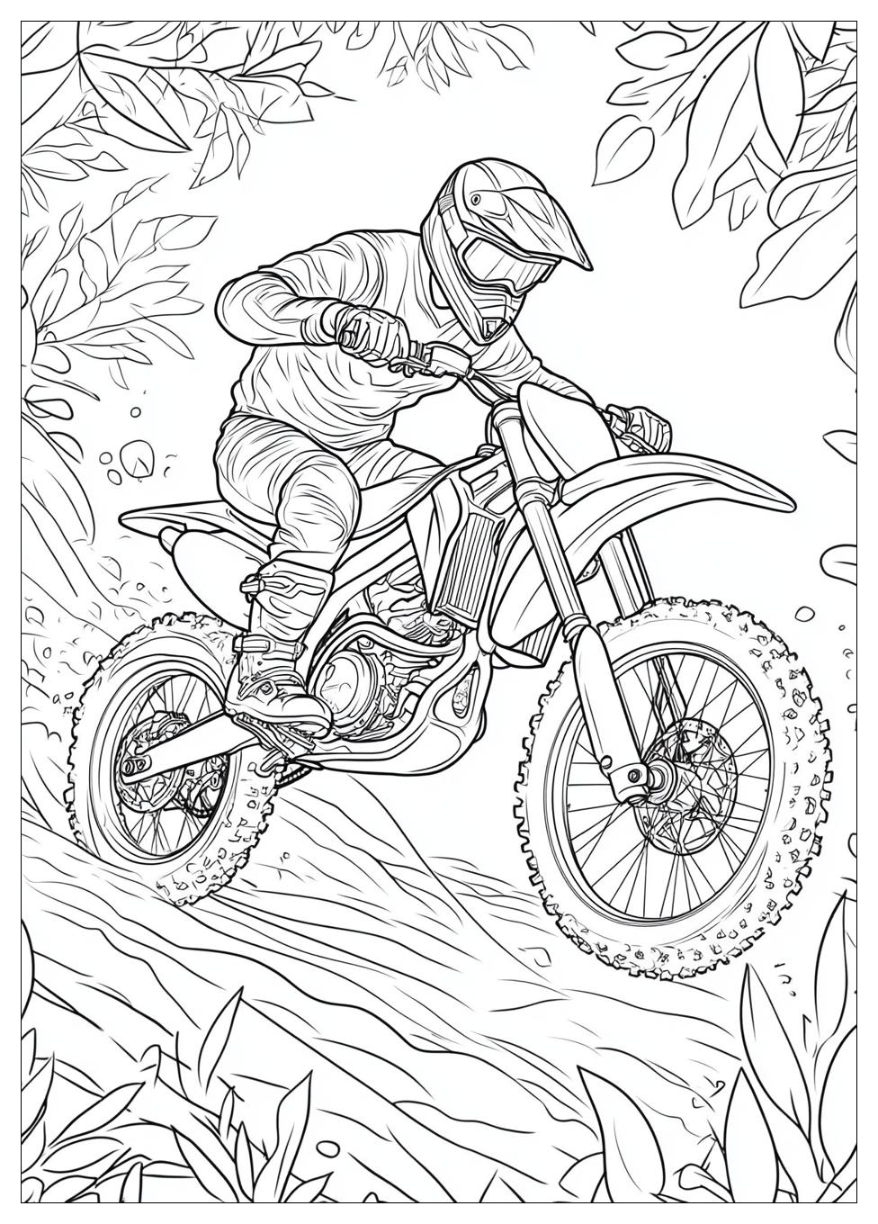 Motocross Ausmalbilder 7