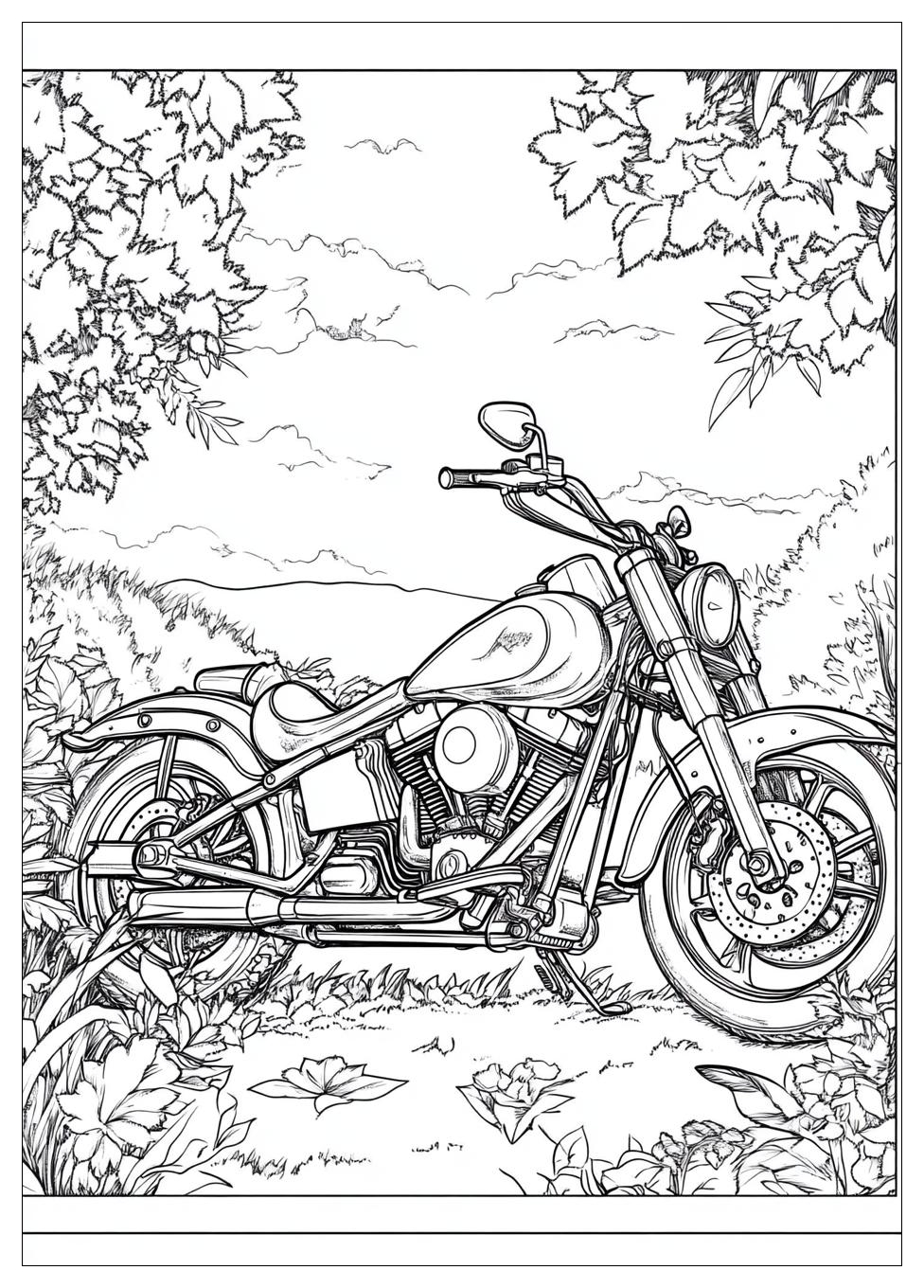 Motorräder Ausmalbilder 24