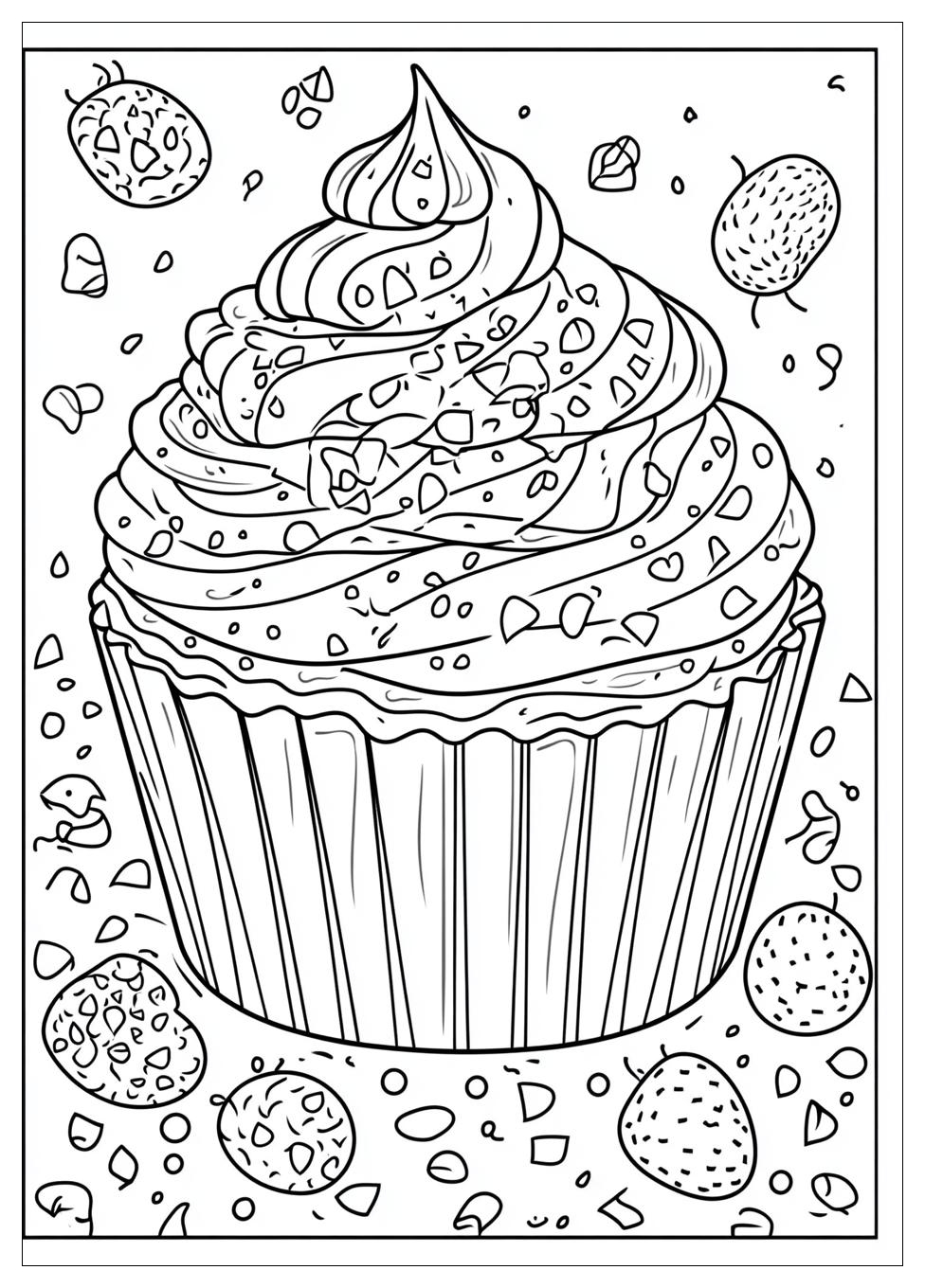 Muffin Ausmalbilder 10
