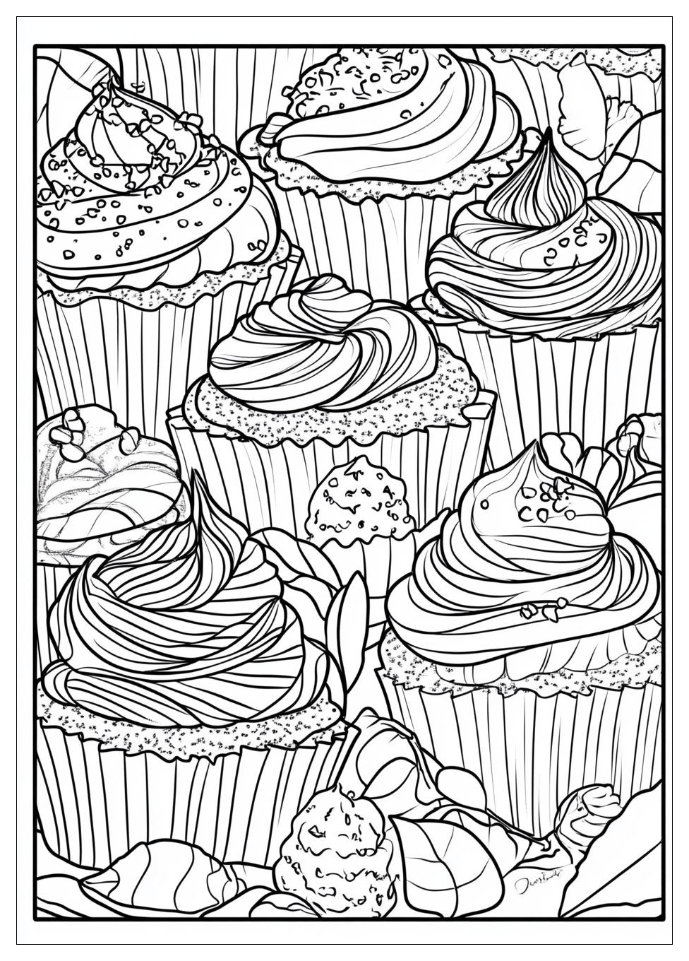 Muffin Ausmalbilder 15