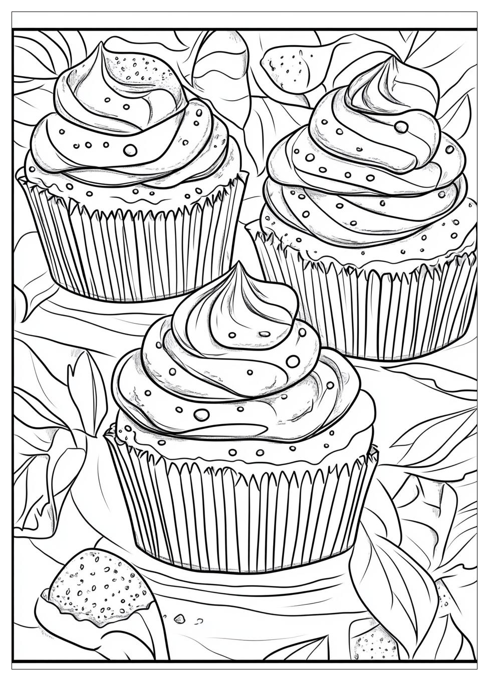 Muffin Ausmalbilder 16