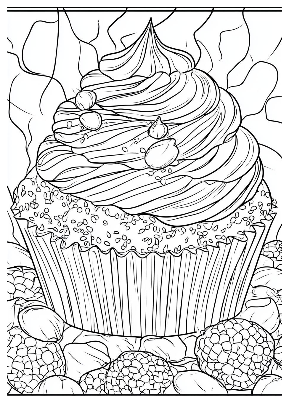 Muffin Ausmalbilder 2