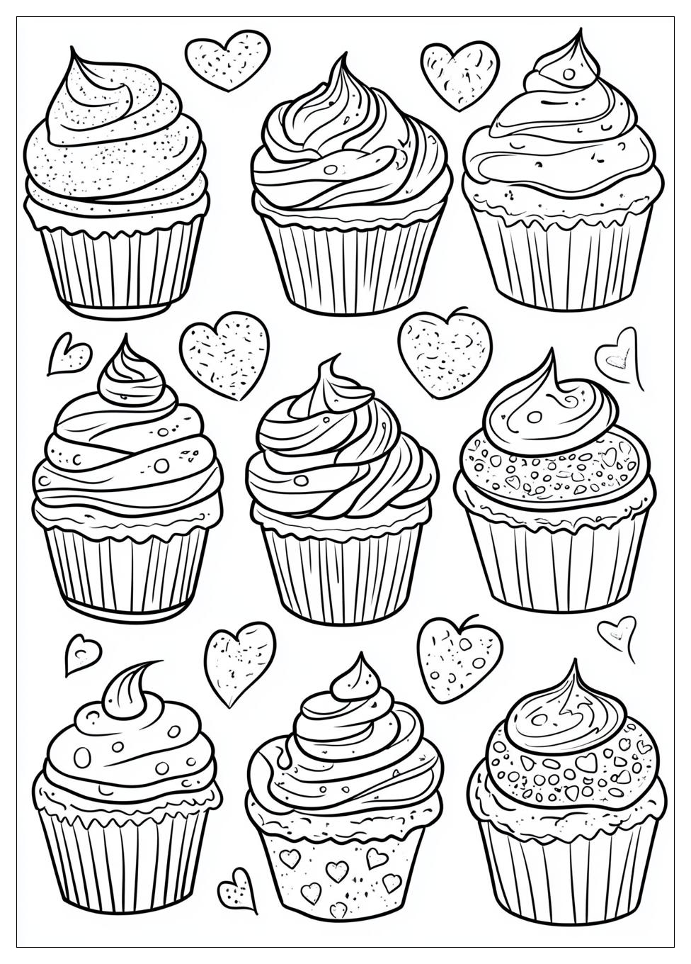 Muffin Ausmalbilder 4