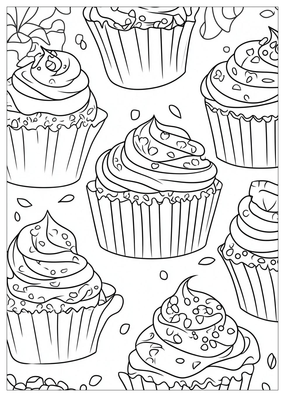 Muffin Ausmalbilder 5