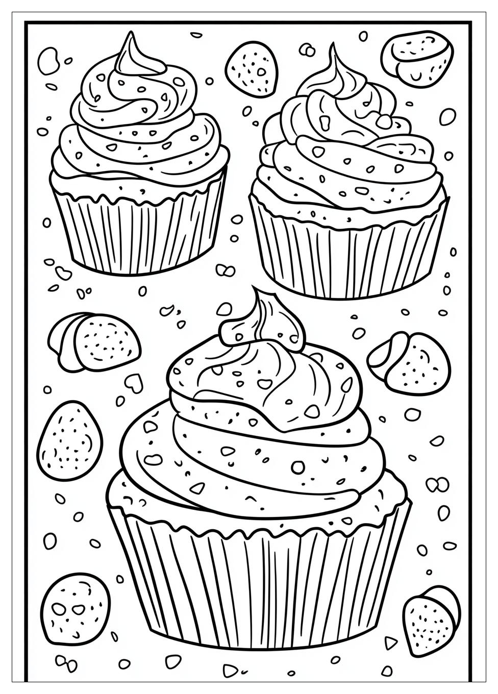 Muffin Ausmalbilder 7