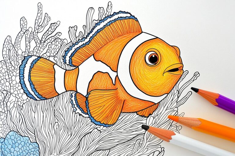 Nemo Ausmalbilder : Tauche ein in die Welt von Nemo