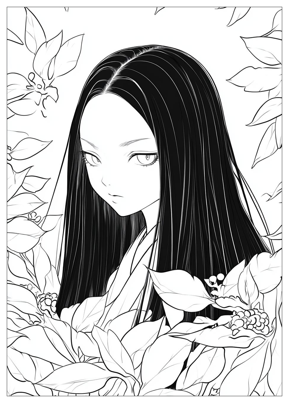 Nezuko Ausmalbilder 1