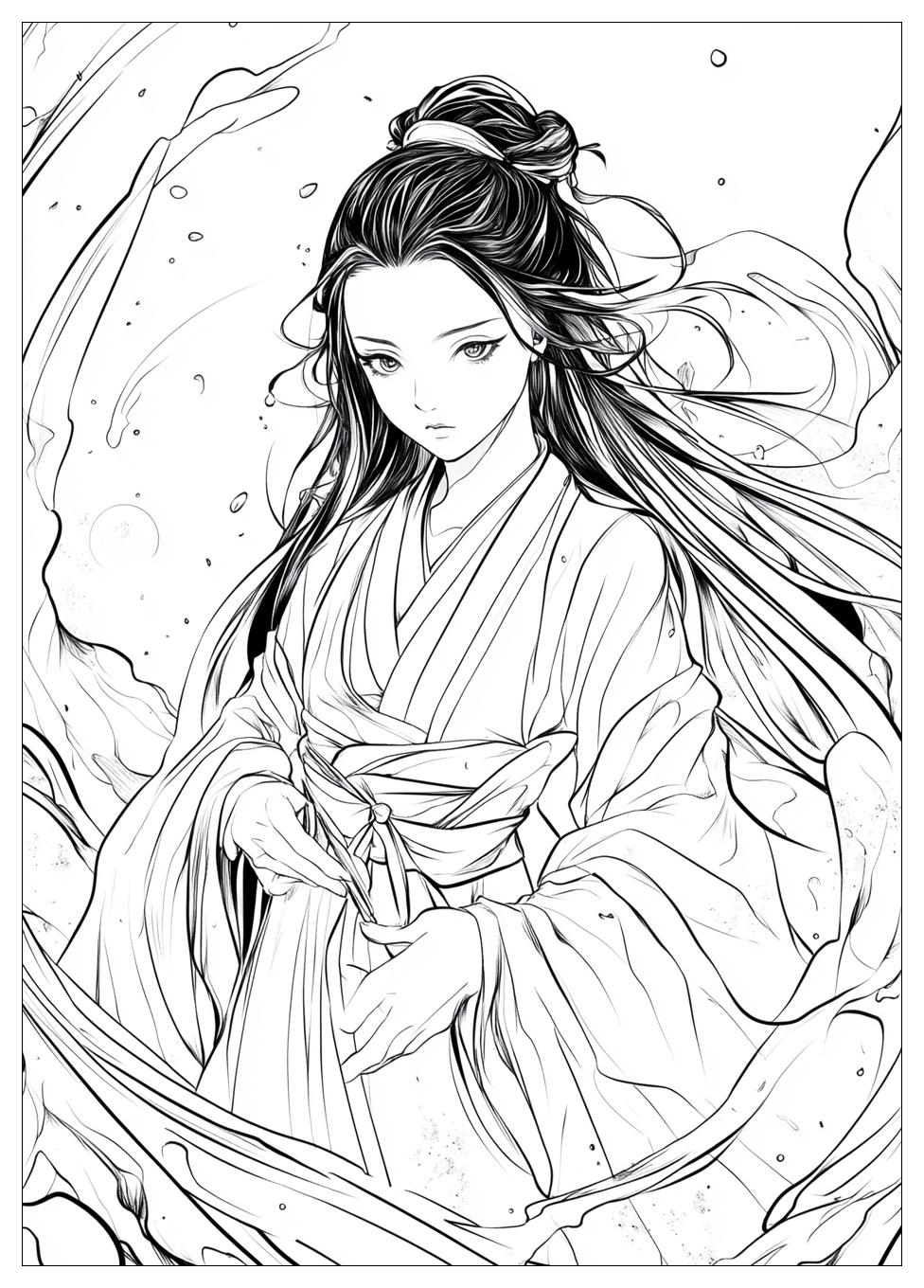 Nezuko Ausmalbilder 10