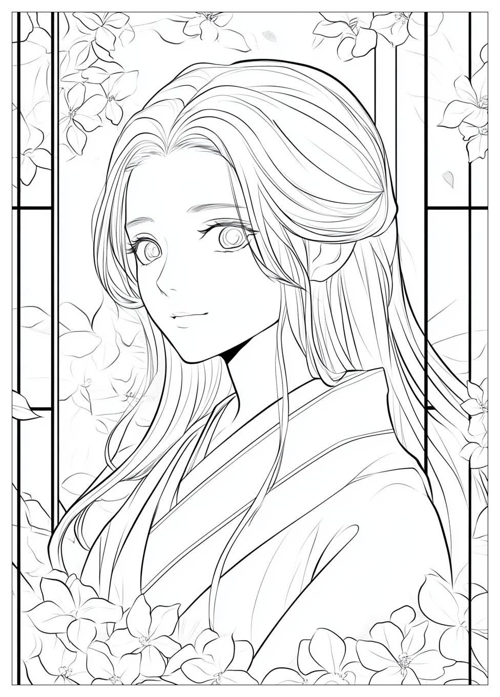 Nezuko Ausmalbilder 14