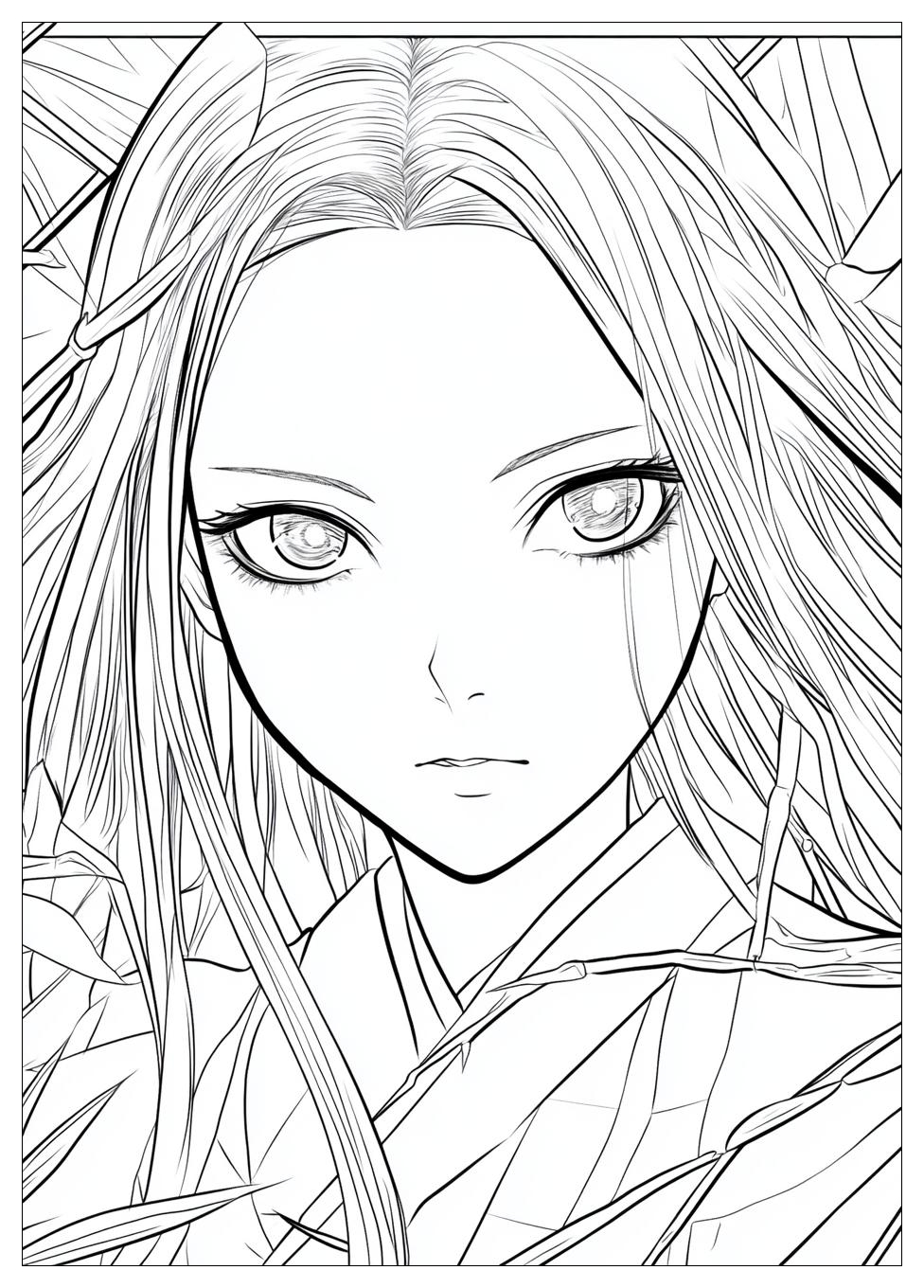 Nezuko Ausmalbilder 16