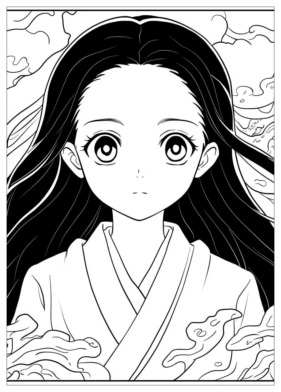 Nezuko Ausmalbilder 18