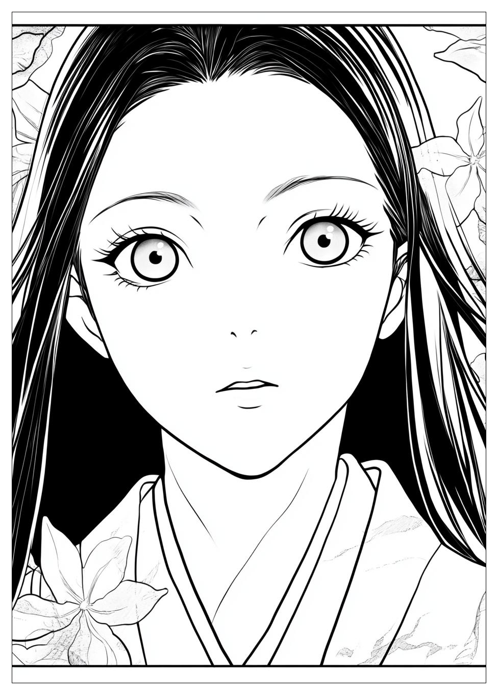 Nezuko Ausmalbilder 20