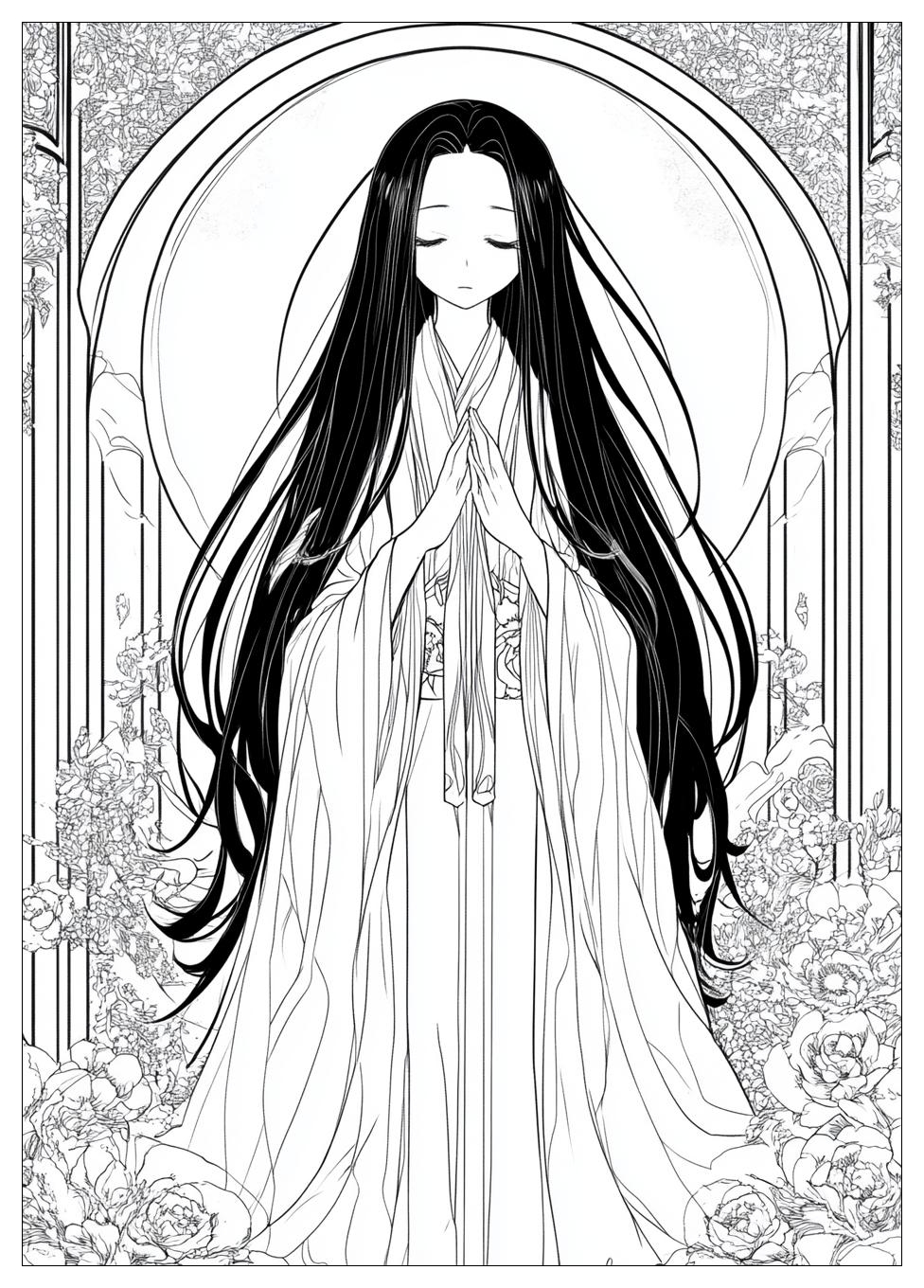 Nezuko Ausmalbilder 23