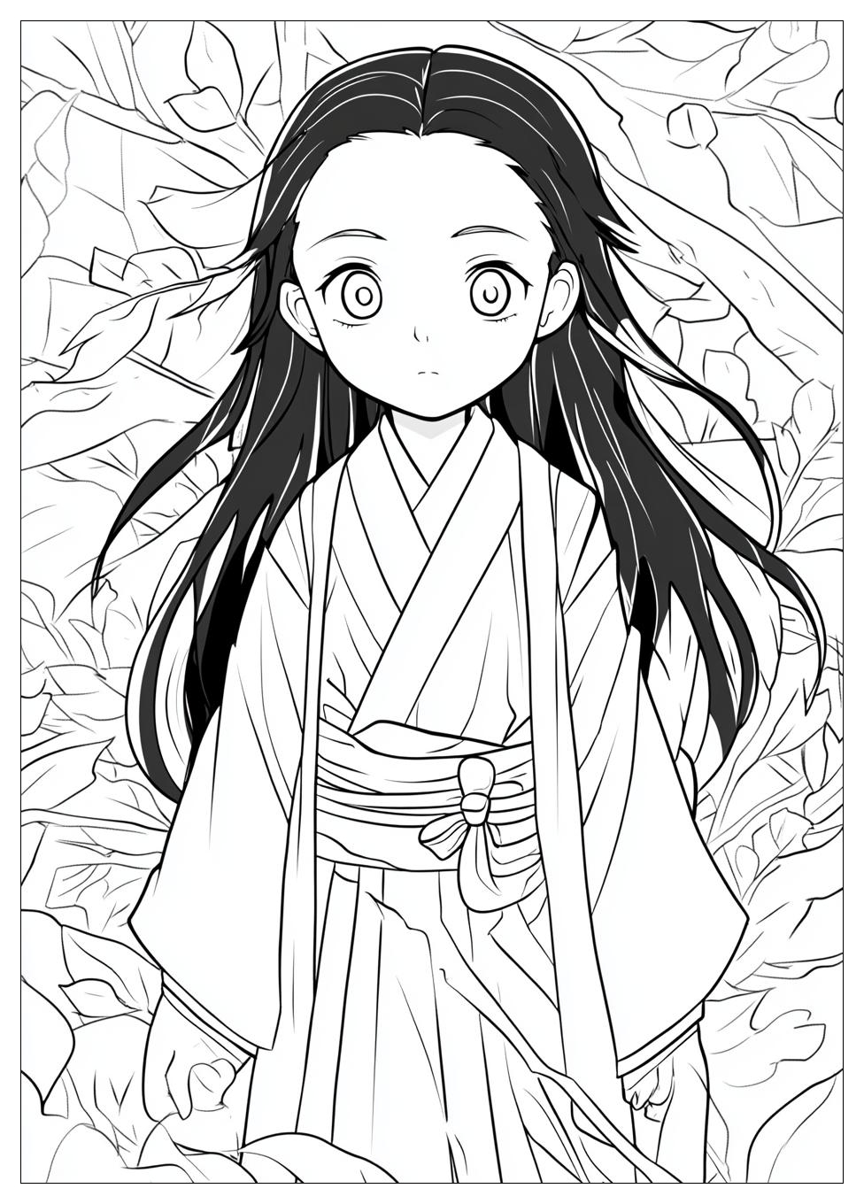 Nezuko Ausmalbilder 24
