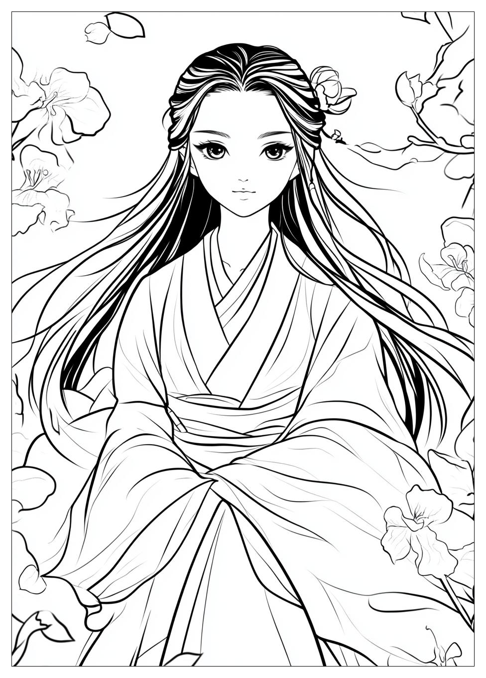 Nezuko Ausmalbilder 7