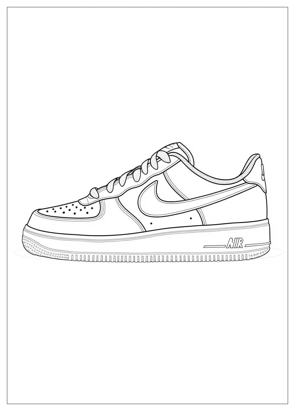 Nike Schuh Ausmalbilder 1