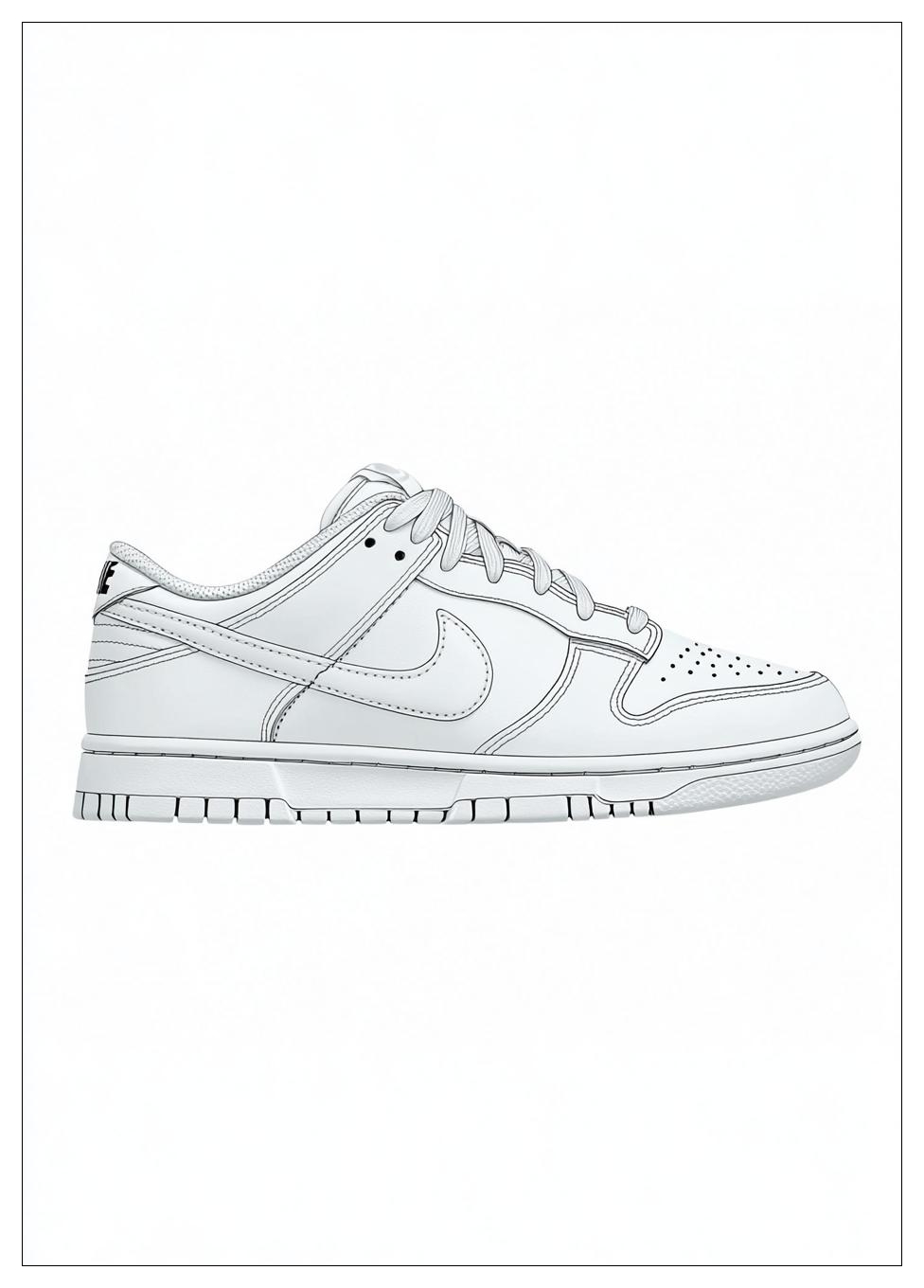 Nike Schuh Ausmalbilder 12