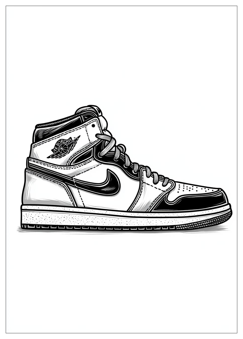 Nike Schuh Ausmalbilder 3