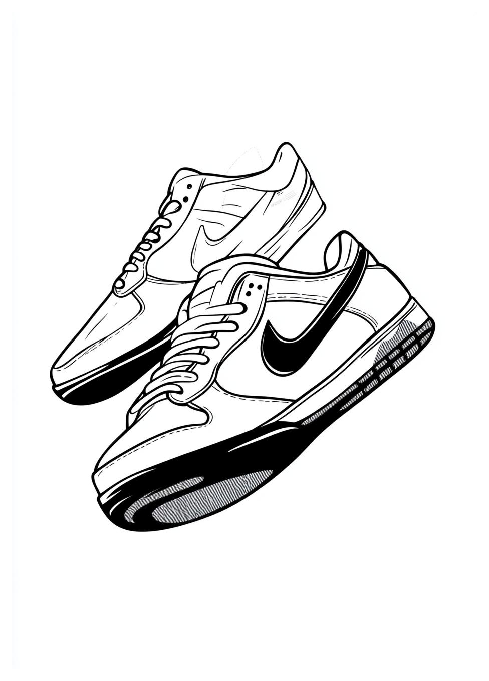 Nike Schuhe Ausmalbilder 2