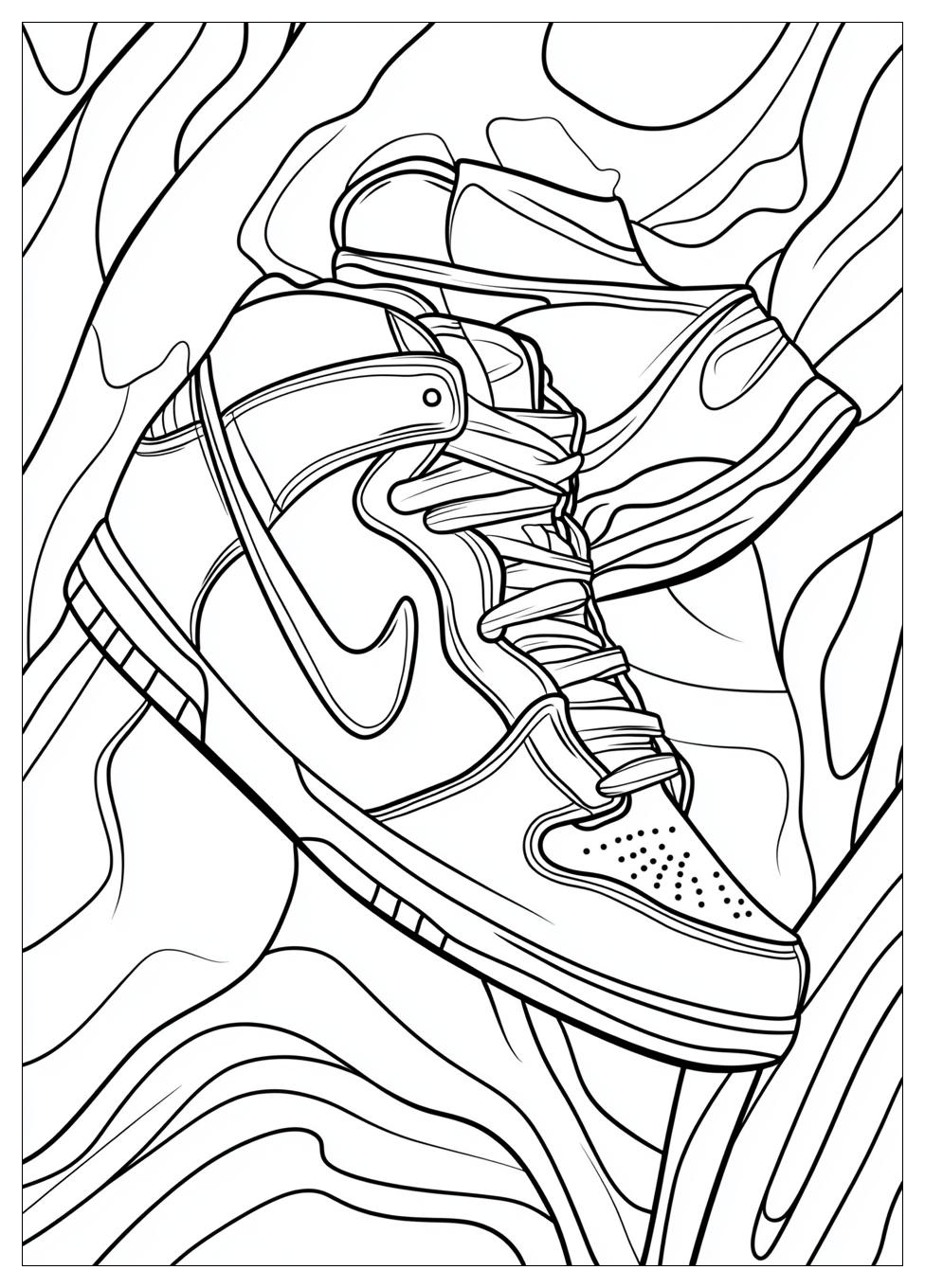 Nike Schuhe Ausmalbilder 3