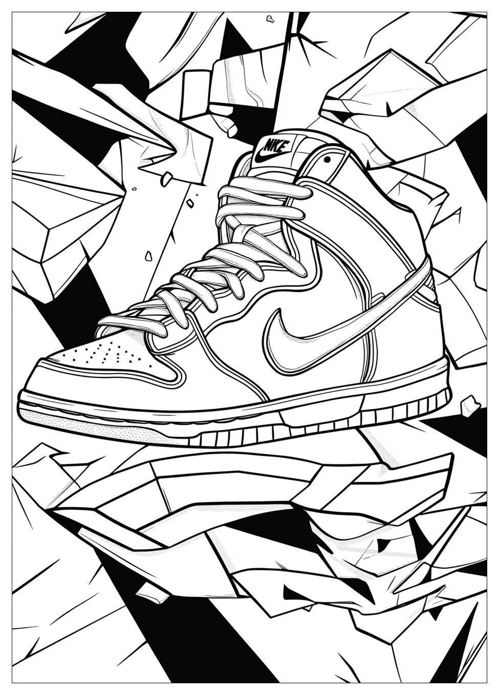 Nike Schuhe Ausmalbilder 5