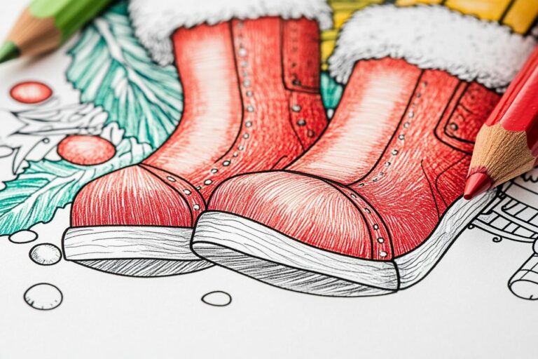 Nikolausstiefel Ausmalbilder : Nikolausstiefel zum Ausmalen – Kreative Ideen für die Adventszeit