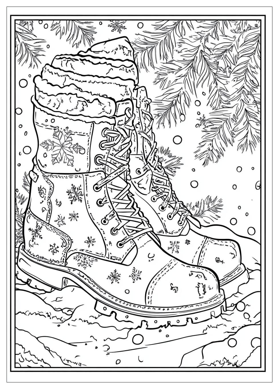 Nikolausstiefel Ausmalbilder 10