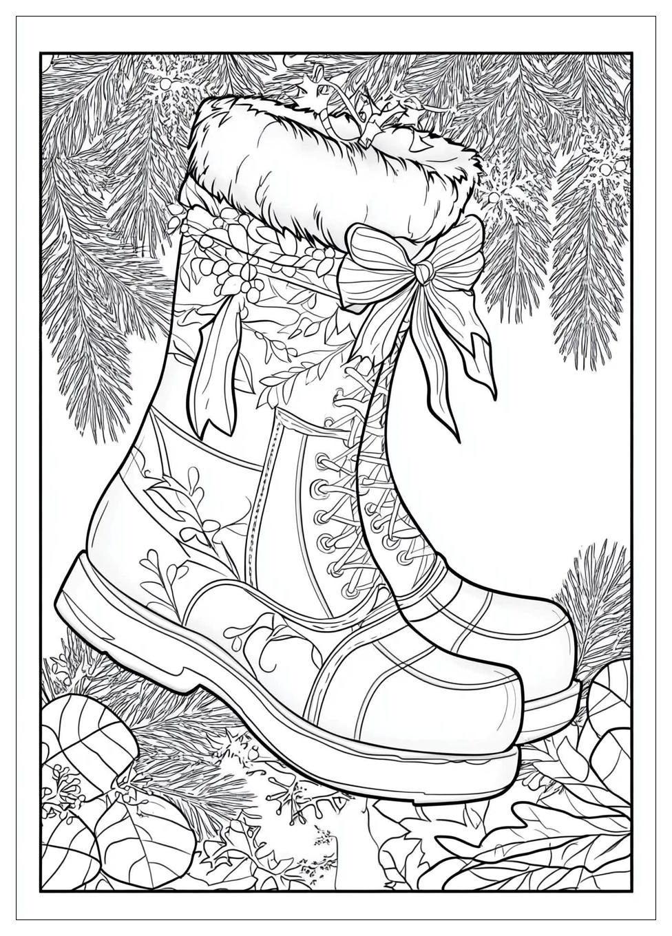 Nikolausstiefel Ausmalbilder 11