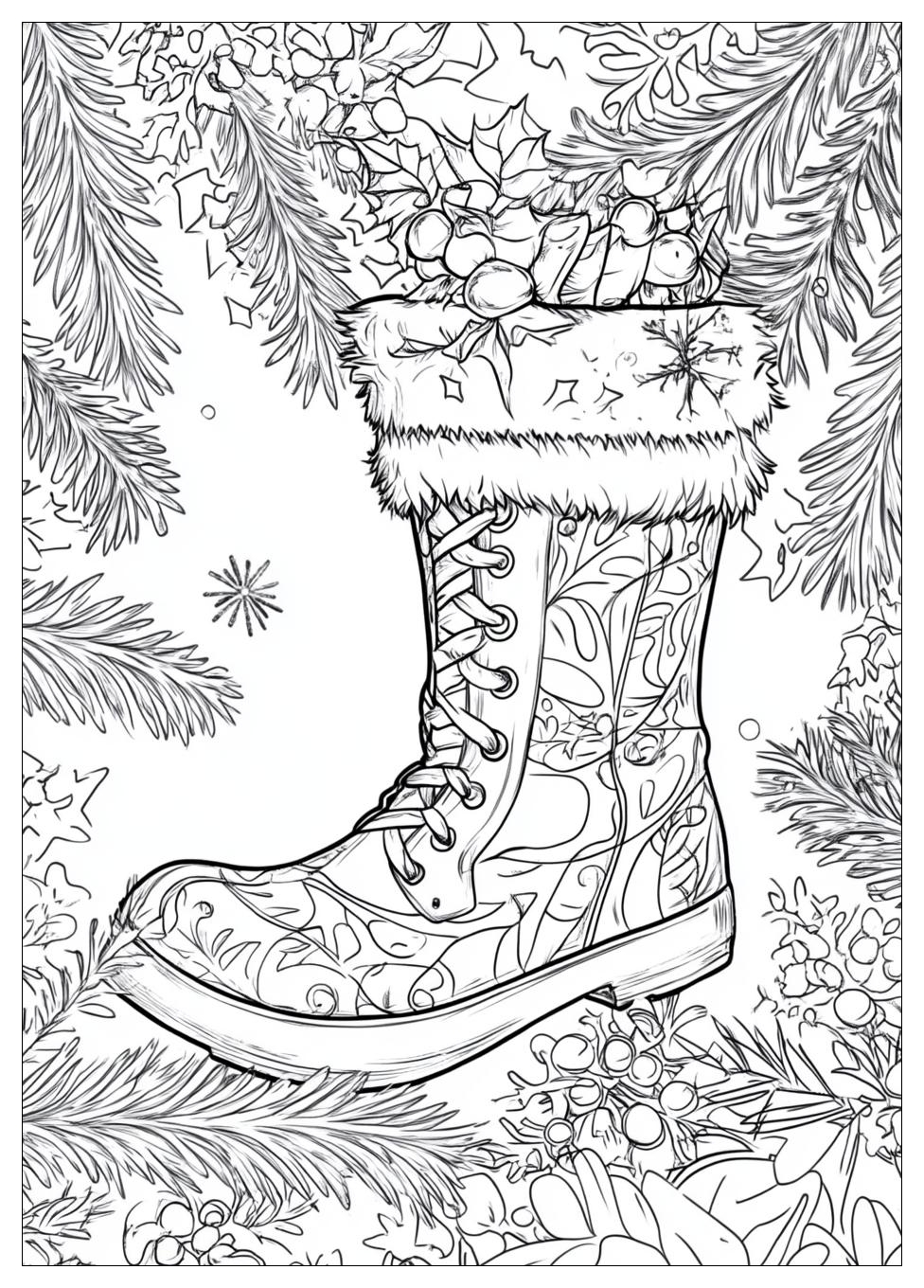 Nikolausstiefel Ausmalbilder 13