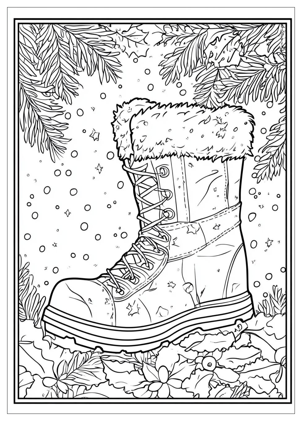 Nikolausstiefel Ausmalbilder 17