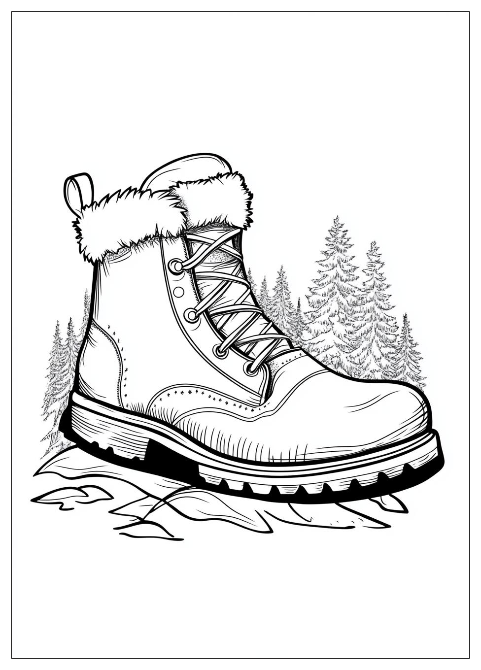 Nikolausstiefel Ausmalbilder 7
