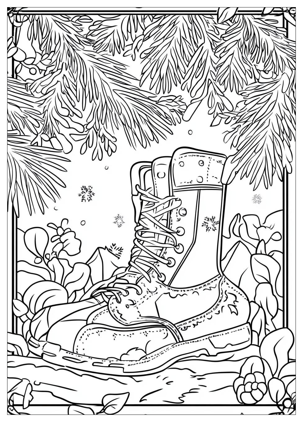 Nikolausstiefel Ausmalbilder 9