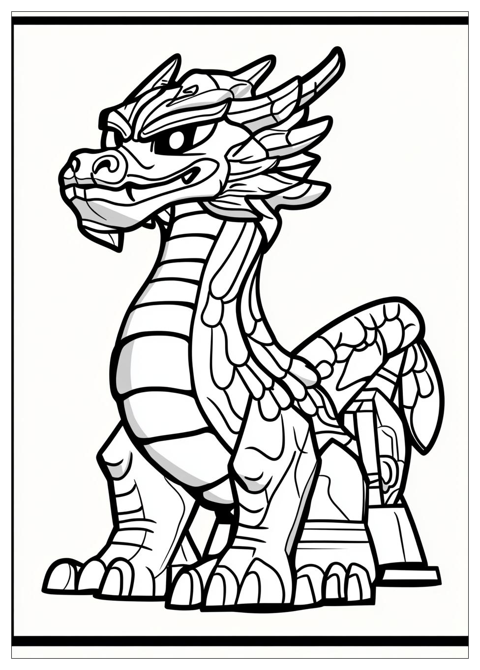 Ninjago Drache Ausmalbilder 1