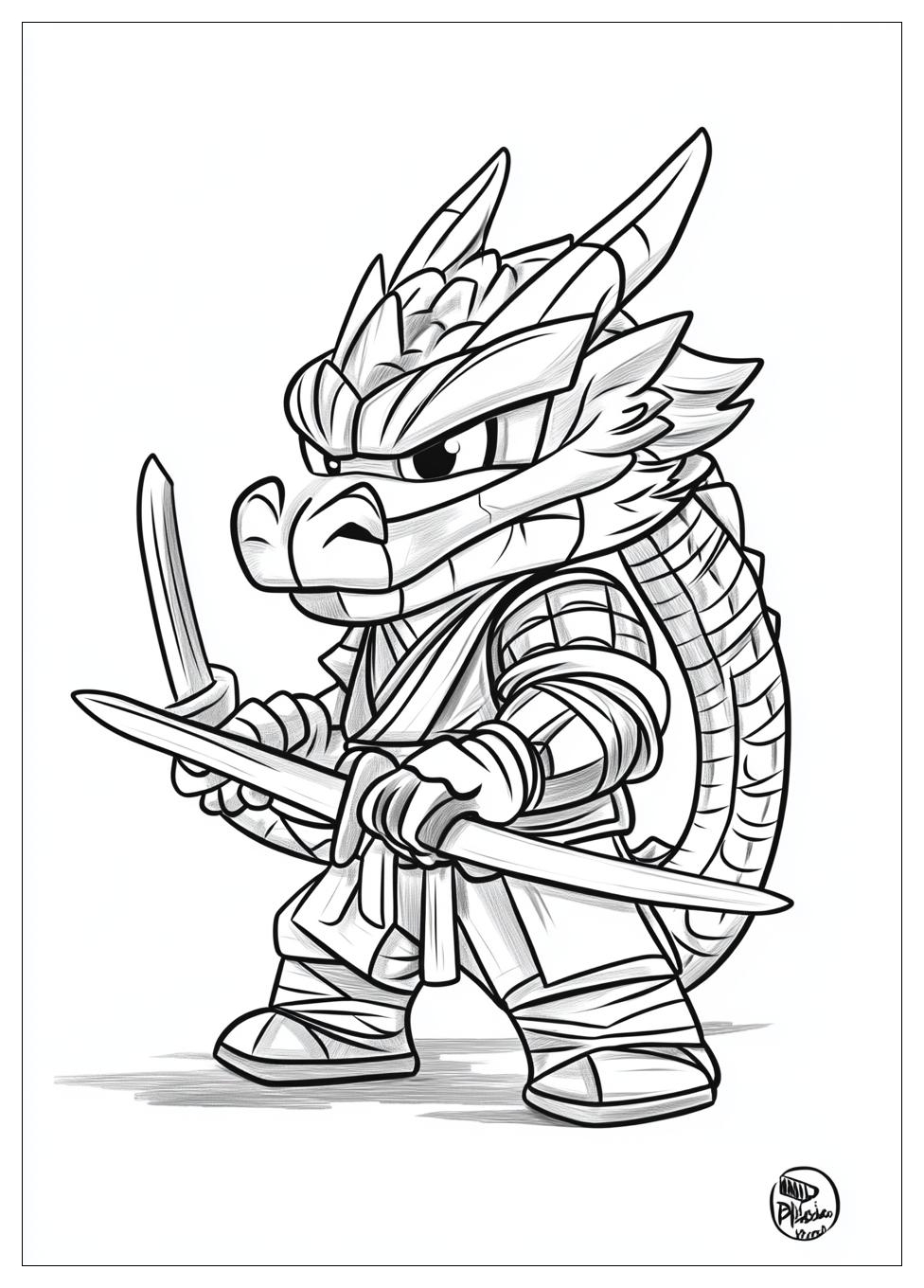 Ninjago Drache Ausmalbilder 5