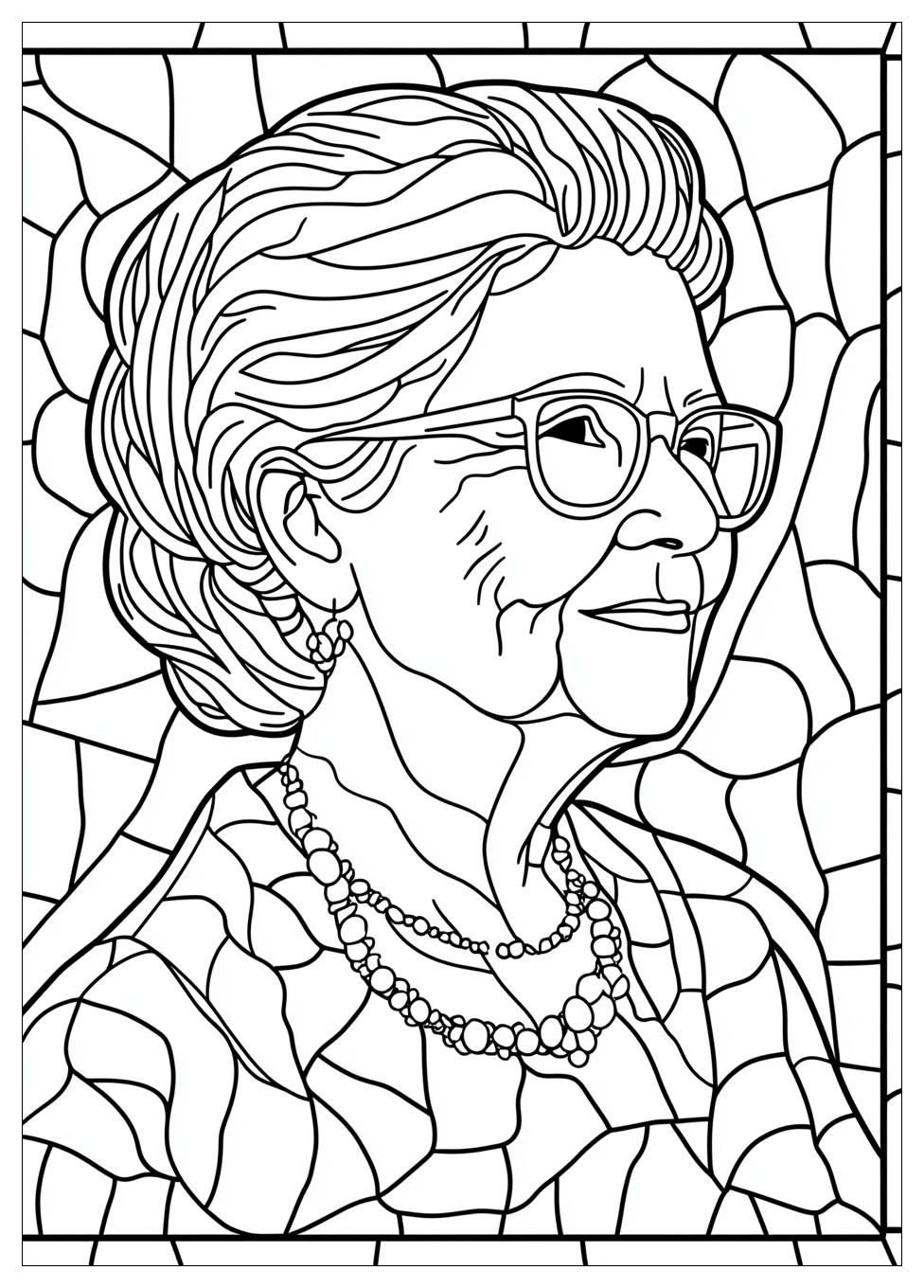 Oma Ausmalbilder 4