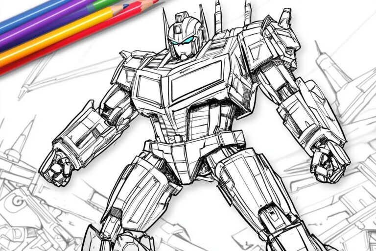 Optimus Prime Ausmalbilder : Malvorlagen für kreativen Spaß
