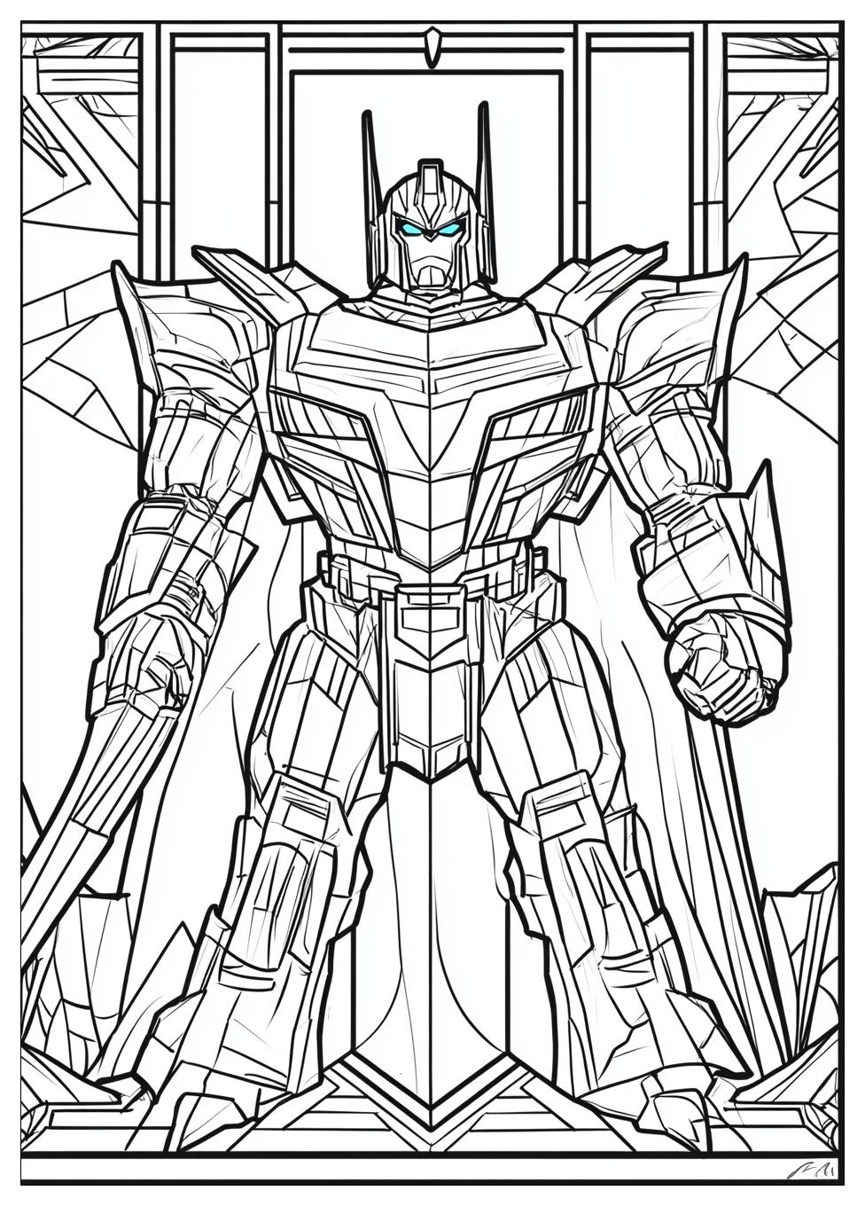 Optimus Prime Ausmalbilder 14