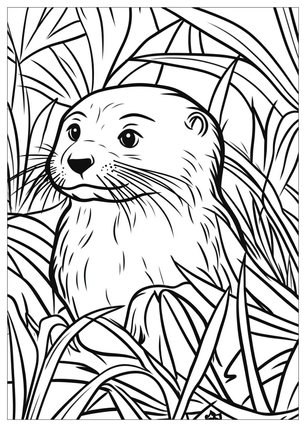 Otter Ausmalbilder 1