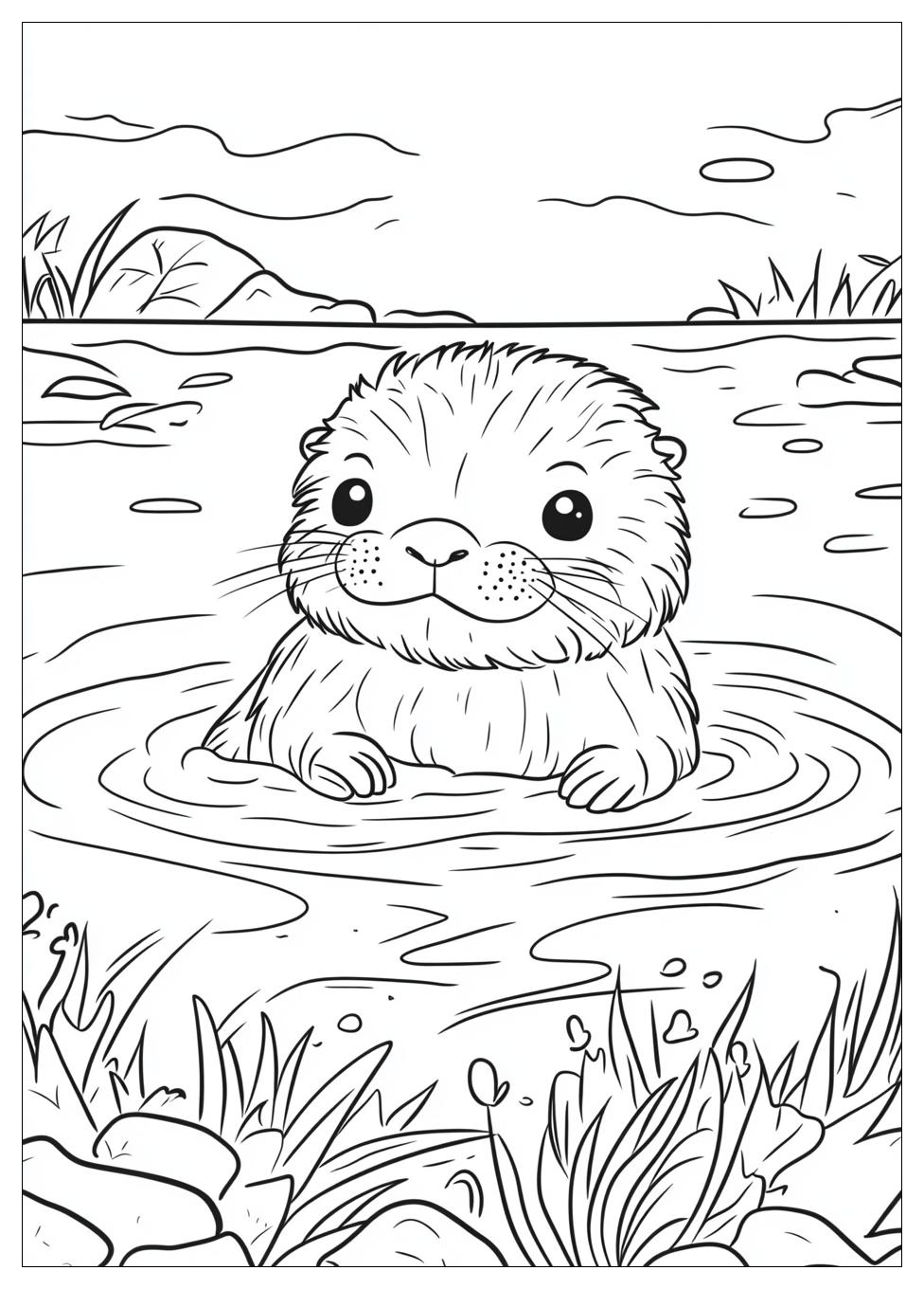 Otter Ausmalbilder 10