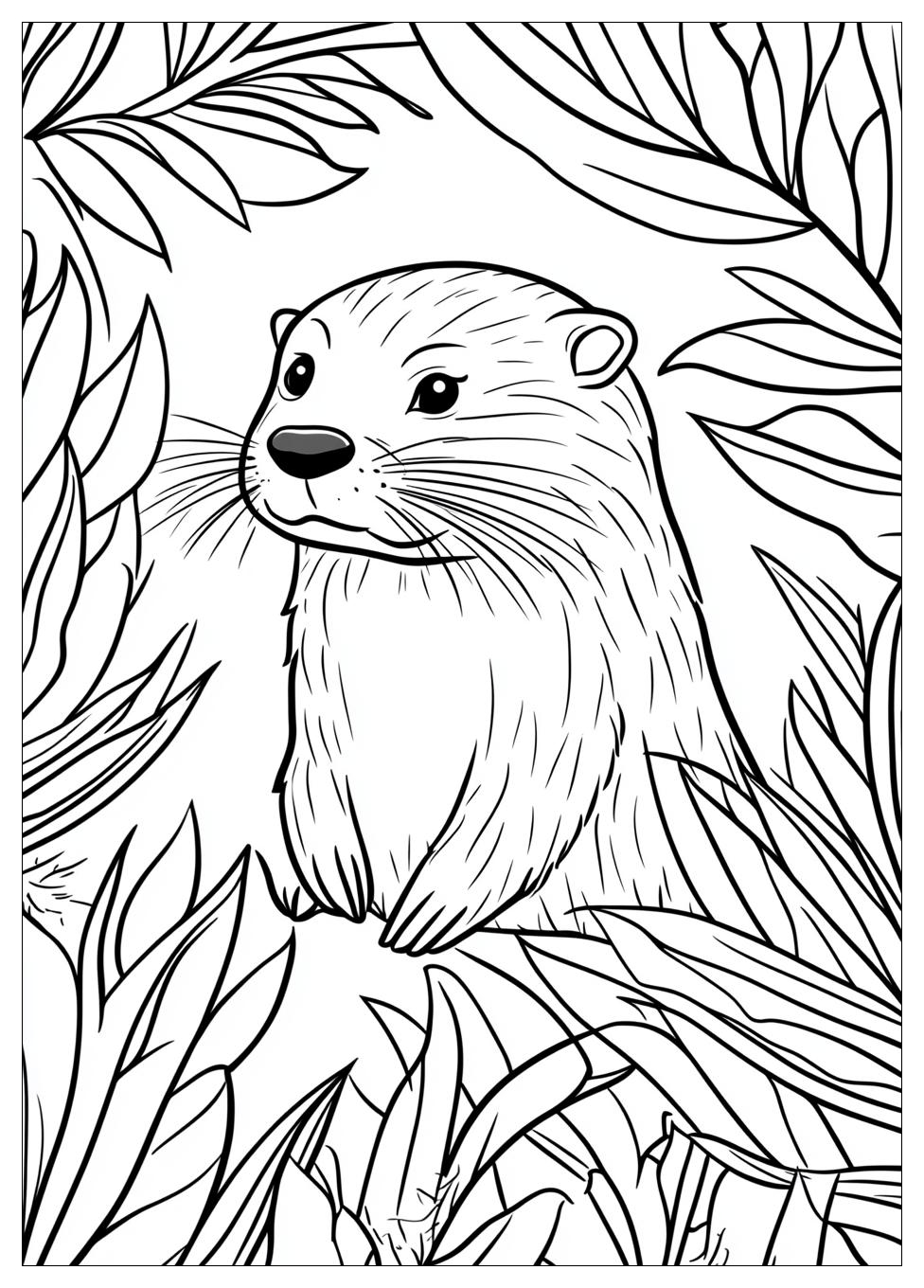 Otter Ausmalbilder 14