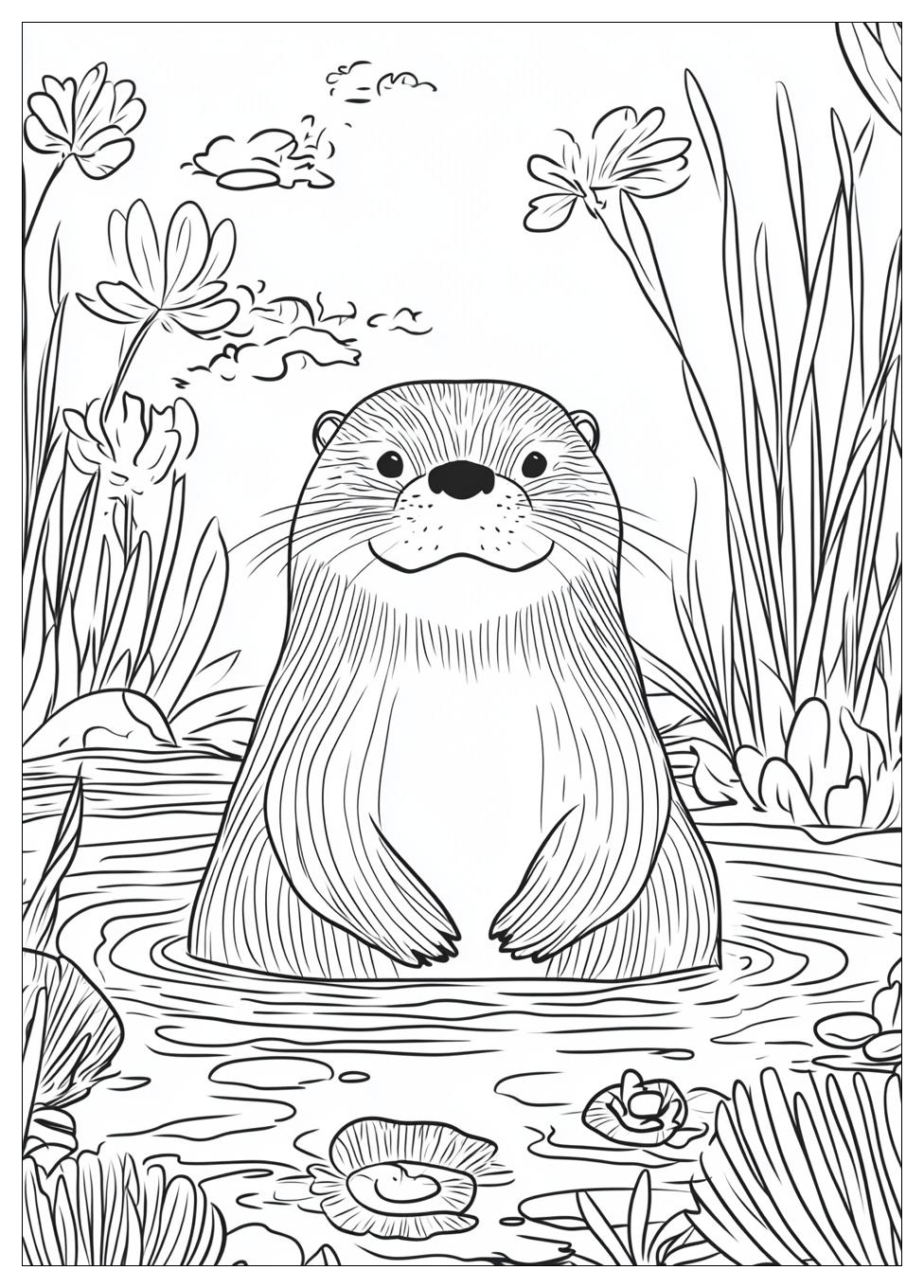 Otter Ausmalbilder 15