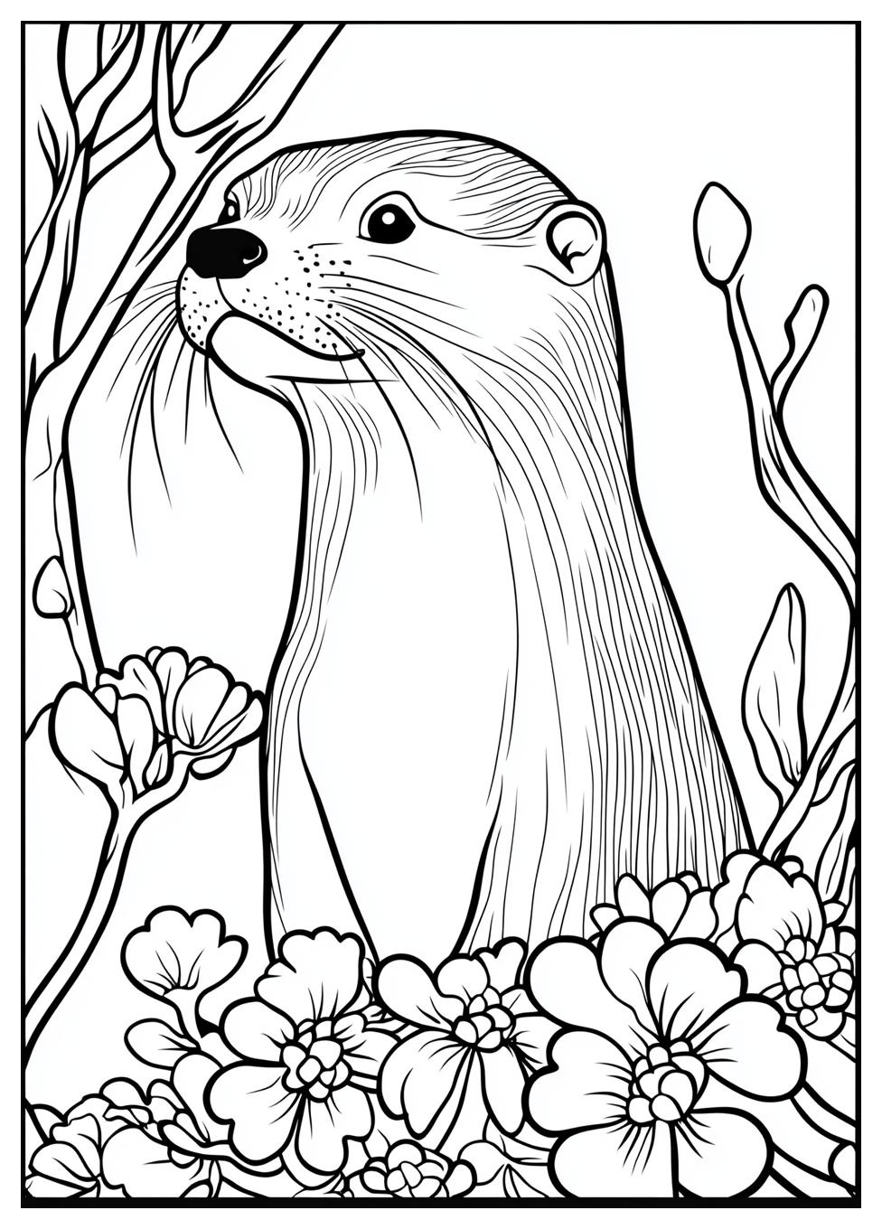 Otter Ausmalbilder 19