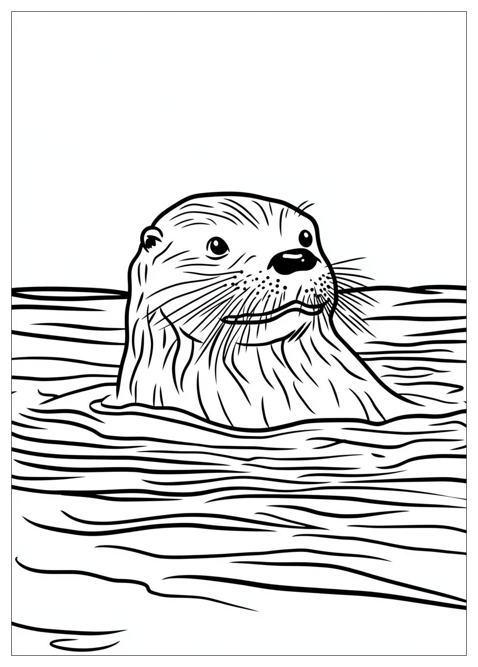 Otter Ausmalbilder 3
