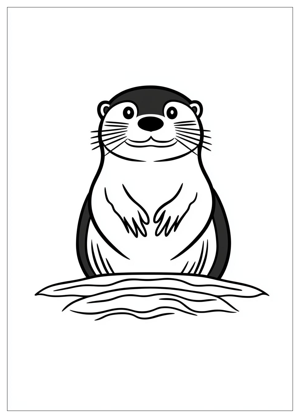 Otter Ausmalbilder 4